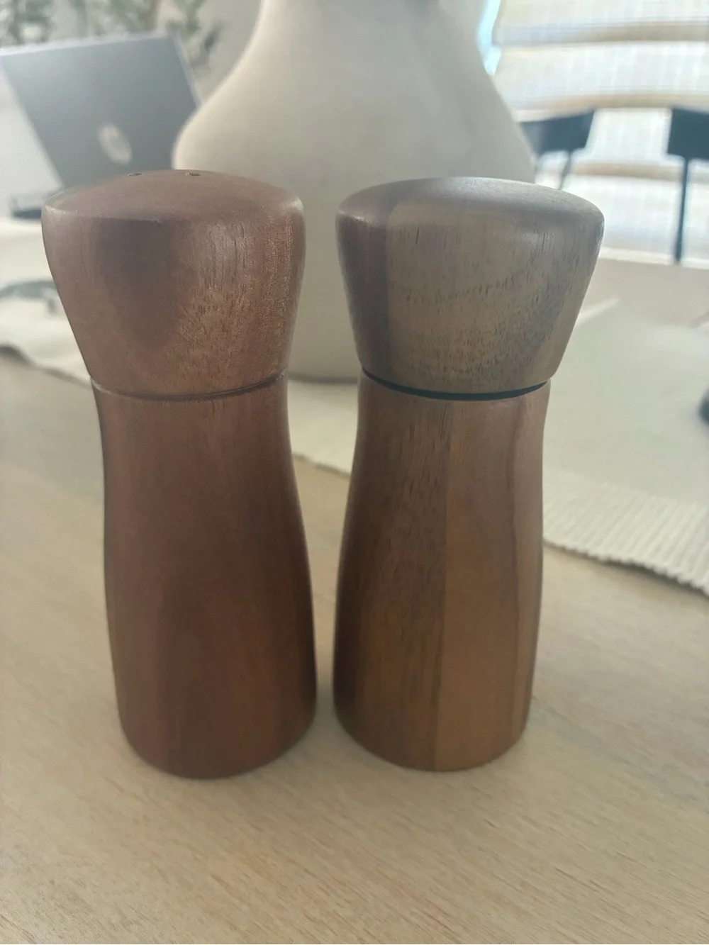 2pc Acacia Salt Shaker & Pepper Grinder Set- Threshold